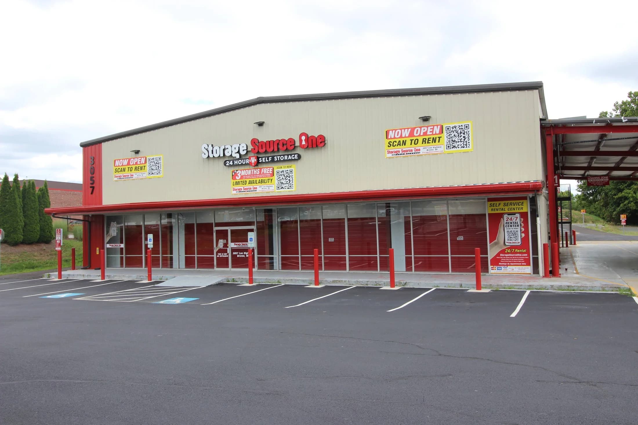 Storage Source One self-storage facility in Bristol, Virginia